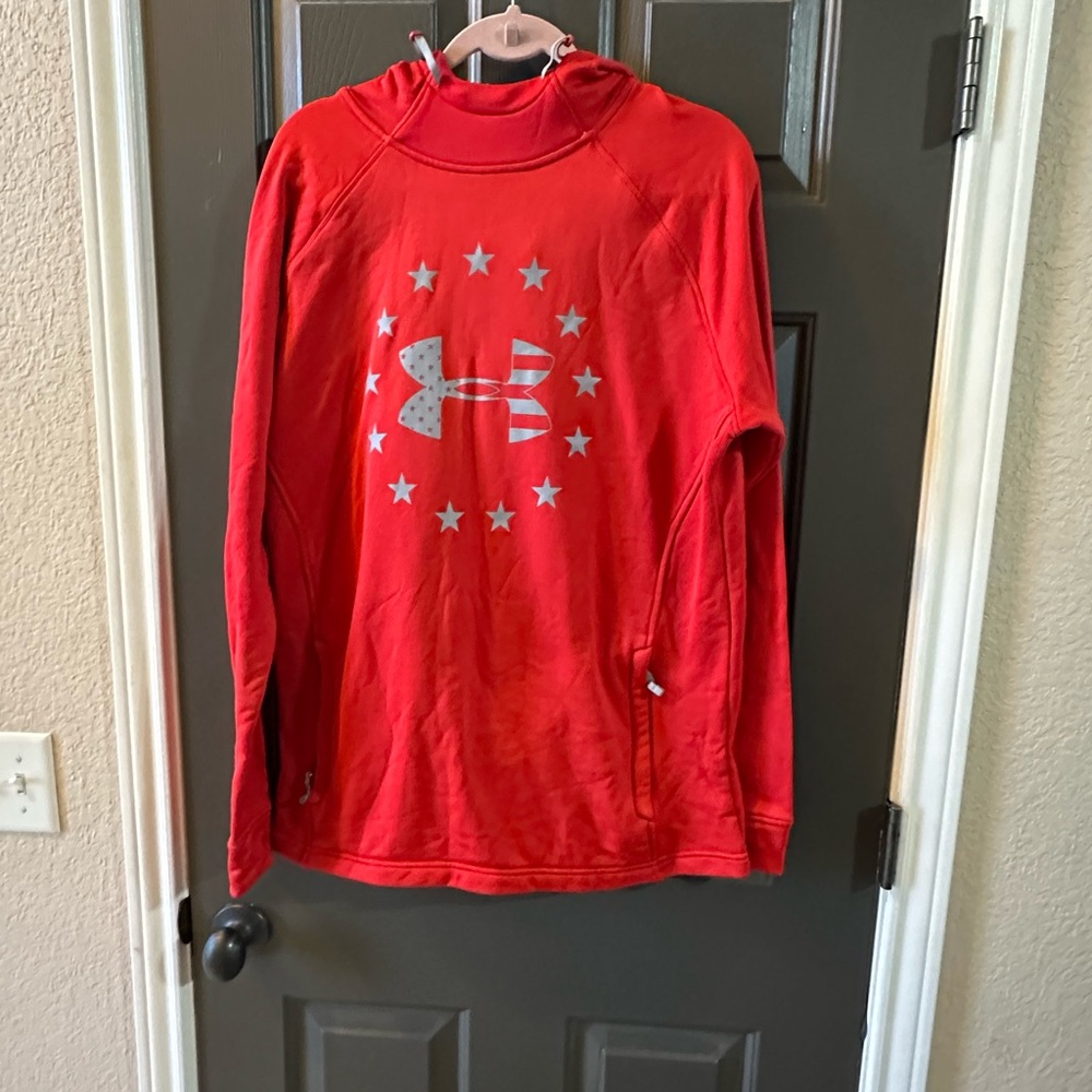 LG Red and Black Under Armour Hoodie